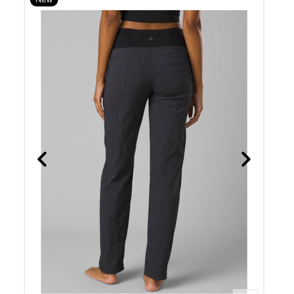 Prana Charcoal Straight Leg Pants - Picture 3 of 16